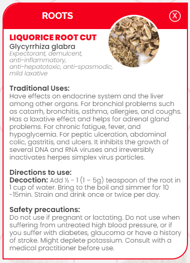 PHARMA GERMANIA - Liquorice Root Cut - 100g | One Life Health