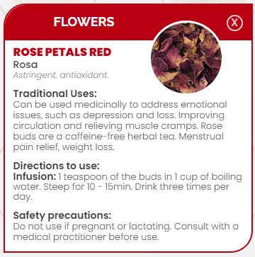 PHARMA GERMANIA - Rose Petals Red - 50g | One Life Health