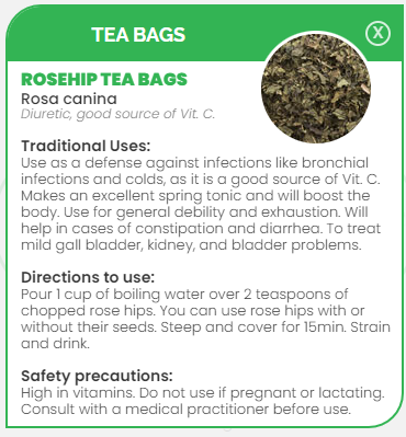 PHARMA GERMANIA - Rosehip - 25 Tea Bags | One Life Health