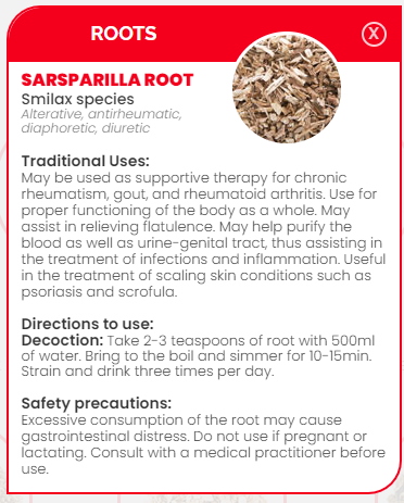 PHARMA GERMANIA - Sarsparilla Root - 75g | One Life Health