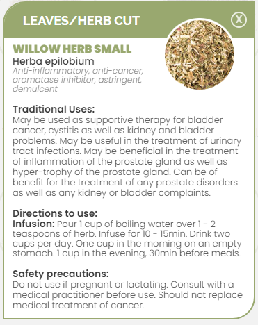 PHARMA GERMANIA - Willow Herb - 100g | One Life Health