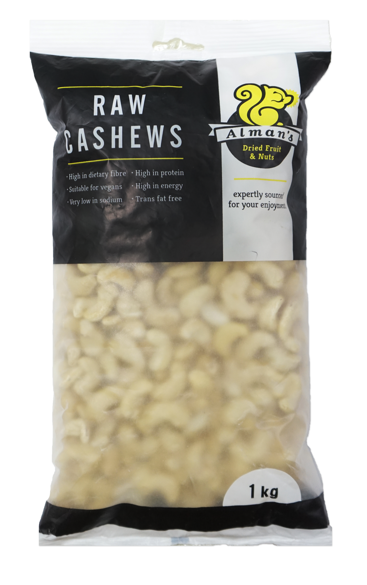 ALMANS - Cashews Raw - 1kg | One Life Health
