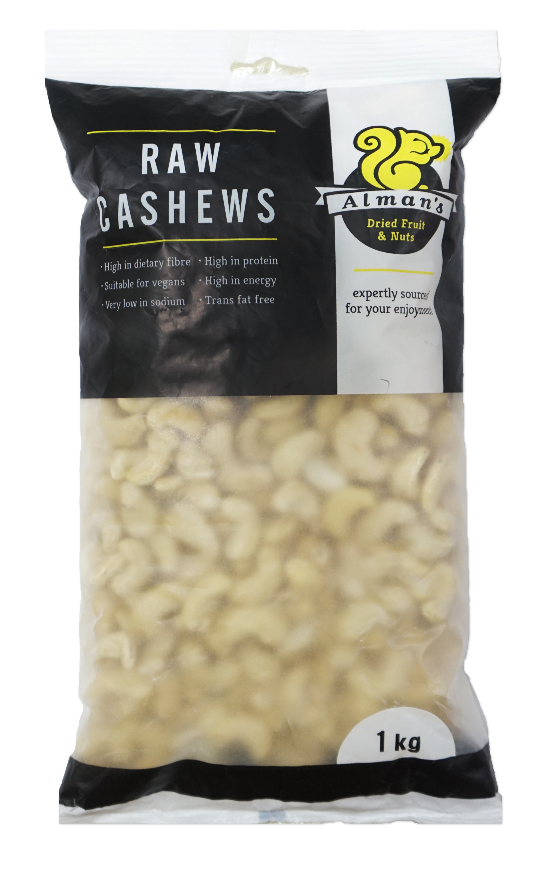 ALMANS - Cashews Raw - 1kg | One Life Health