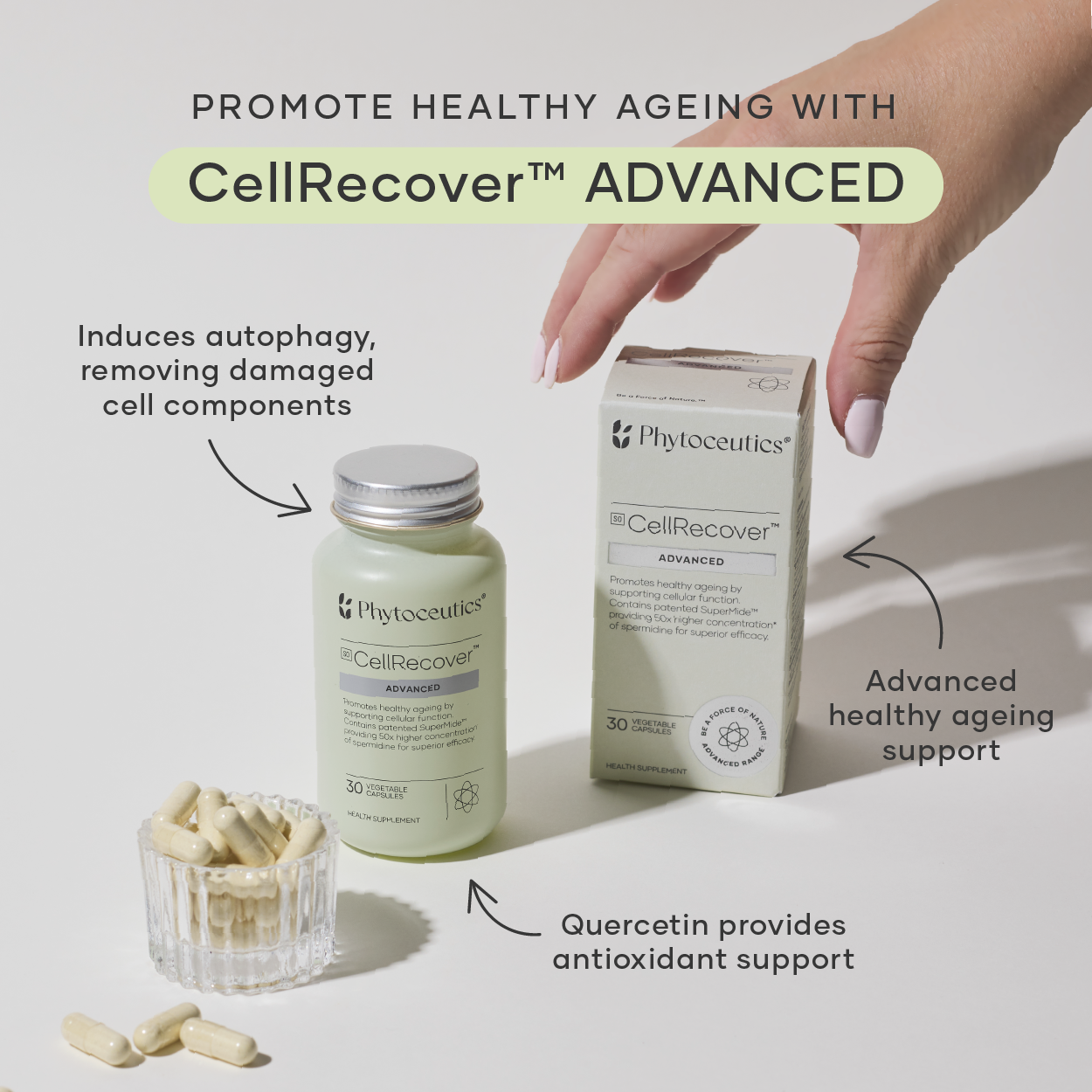 PHYTOCEUTICS - CellRecover™ Advanced - 30 Veg Capsules | One Life Health