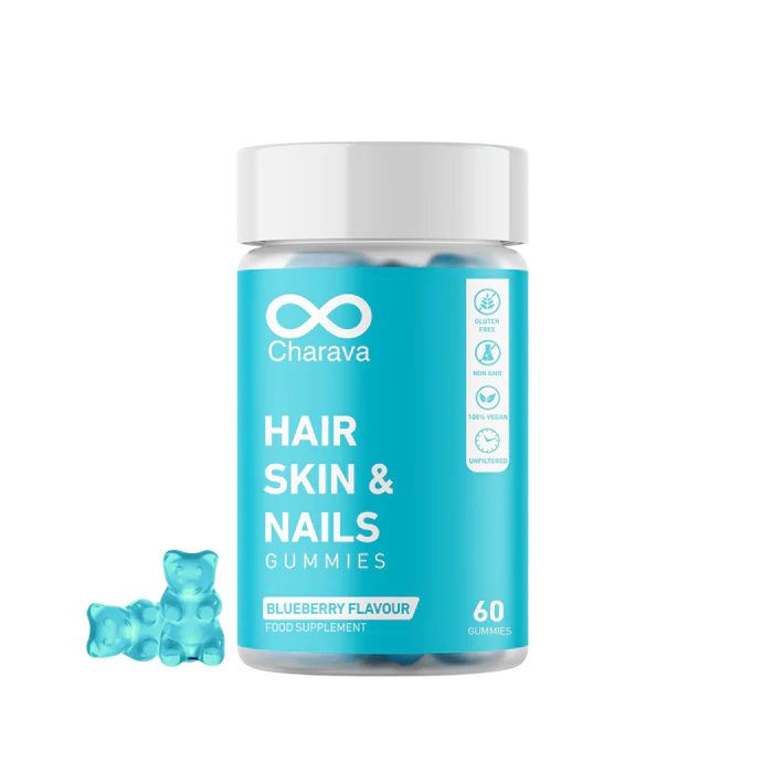 CHARAVA - Hair Skin & Nails Gummies - 60 Gummies | One Life Health