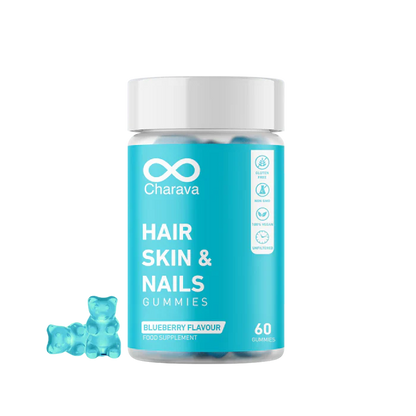 CHARAVA - Hair Skin & Nails Gummies - 60 Gummies | One Life Health