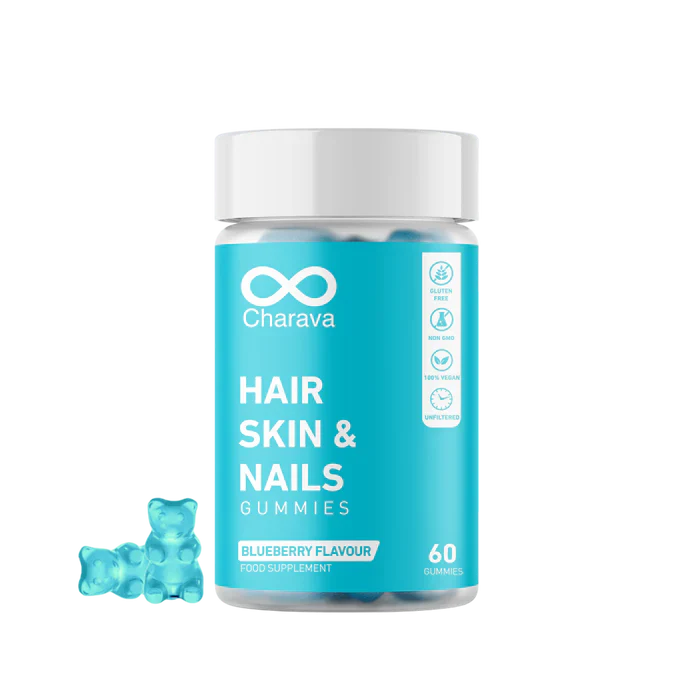CHARAVA - Hair Skin & Nails Gummies - 60 Gummies | One Life Health