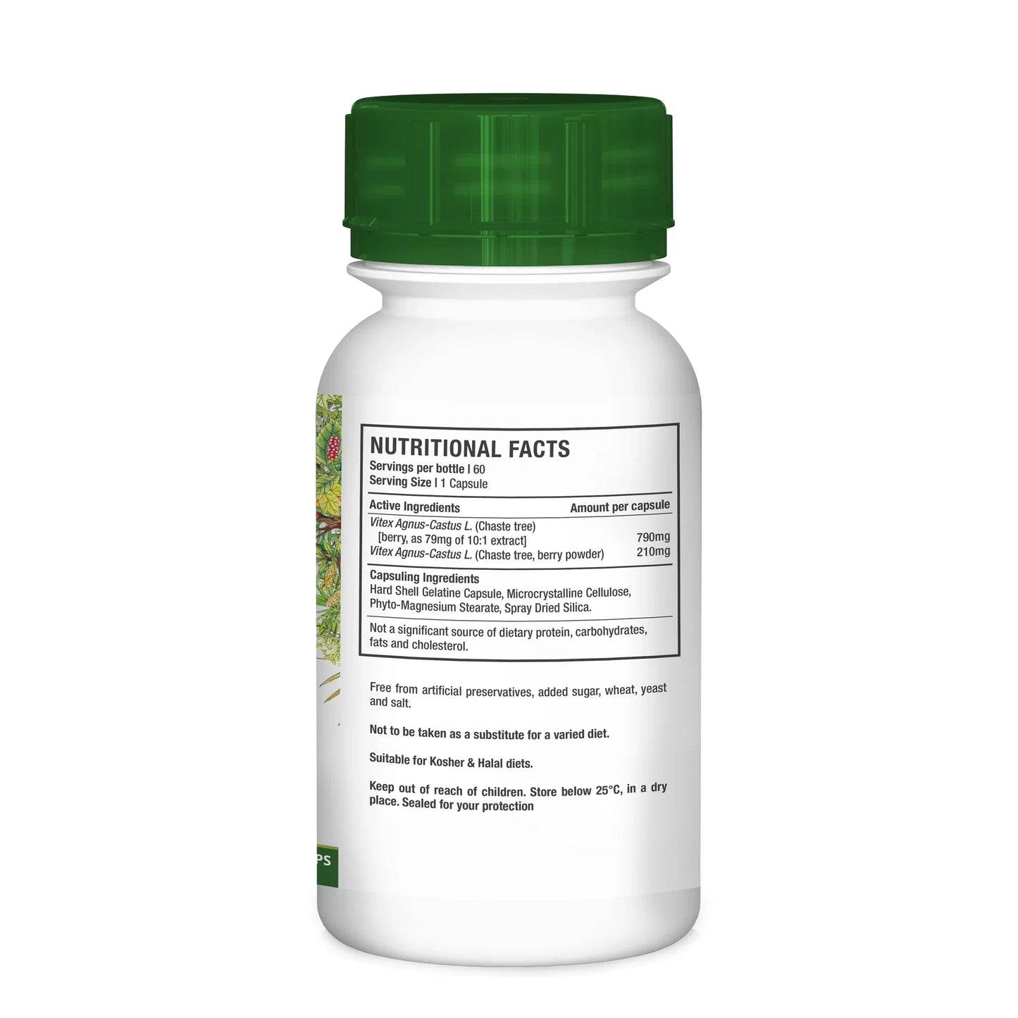 NUTRIHERB - Chaste Tree 60 Capsules | One Life Health