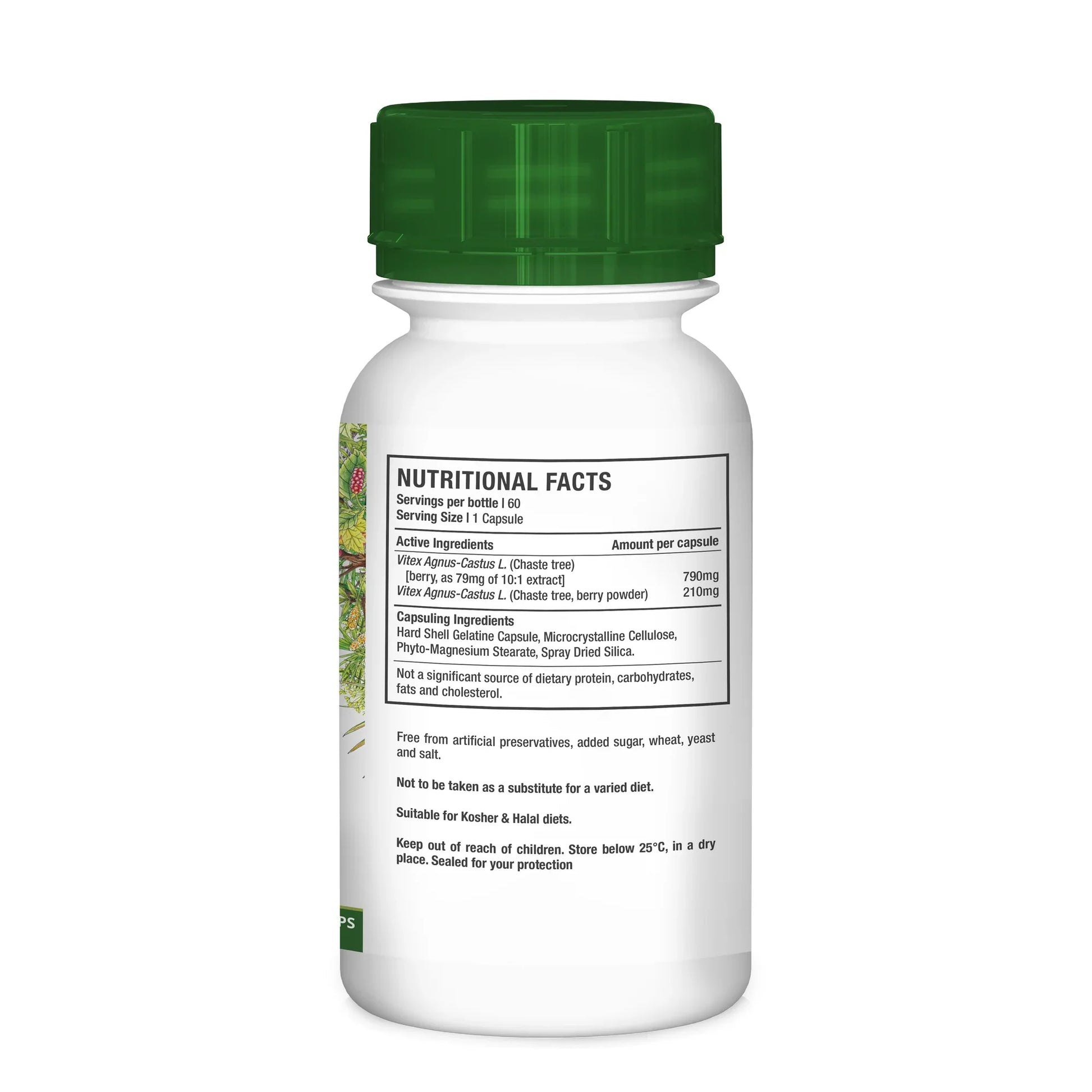 NUTRIHERB - Chaste Tree 60 Capsules | One Life Health