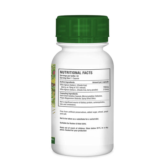 NUTRIHERB - Chaste Tree 60 Capsules | One Life Health