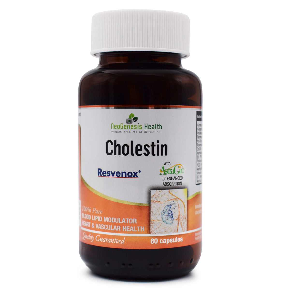NEOGENESIS HEALTH - Cholestin - 60 Capsules – onelifehealth