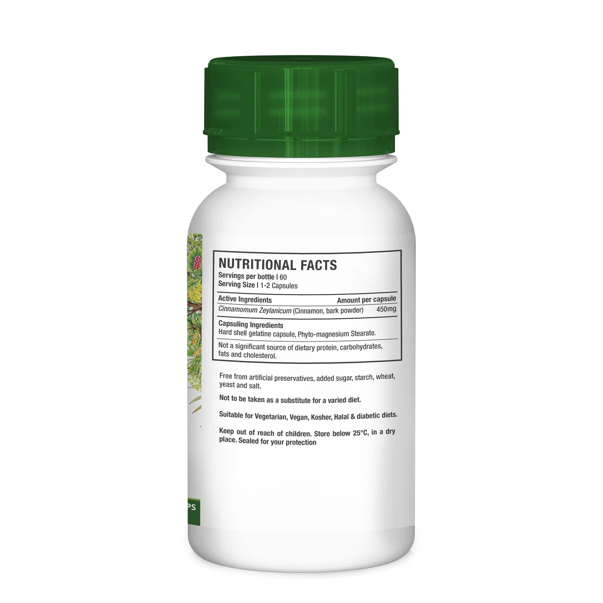 NUTRIHERB - Cinnamon 60 Capsules | One Life Health