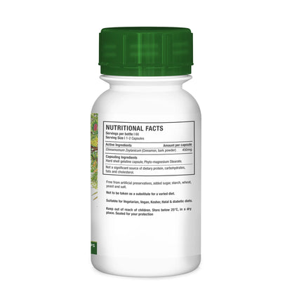 NUTRIHERB - Cinnamon 60 Capsules | One Life Health