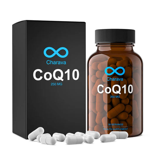 CHARAVA - CoQ10 - Ubiquinone Coenzyme Q10 250mg - 30 Capsules | One Life Health