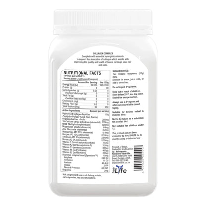 NUTRILIFE - Hydrolysed Collagen Peptides Complex Plain 185g | One Life Health