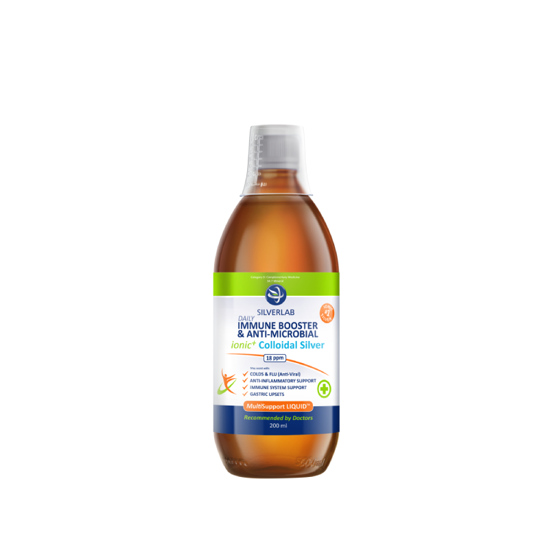 SILVERLAB - IONIC⁺ COLLOIDAL SILVER LIQUID - 500 ML | One Life Health