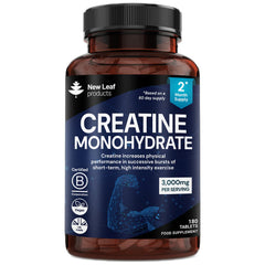 NEW LEAF - Creatine Monohydrate - 180 Tablets