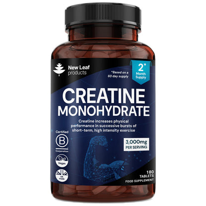 NEW LEAF - Creatine Monohydrate - 180 Tablets