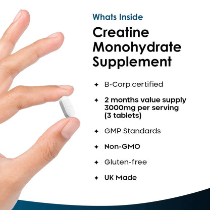 NEW LEAF - Creatine Monohydrate - 180 Tablets