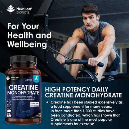 NEW LEAF - Creatine Monohydrate - 180 Tablets