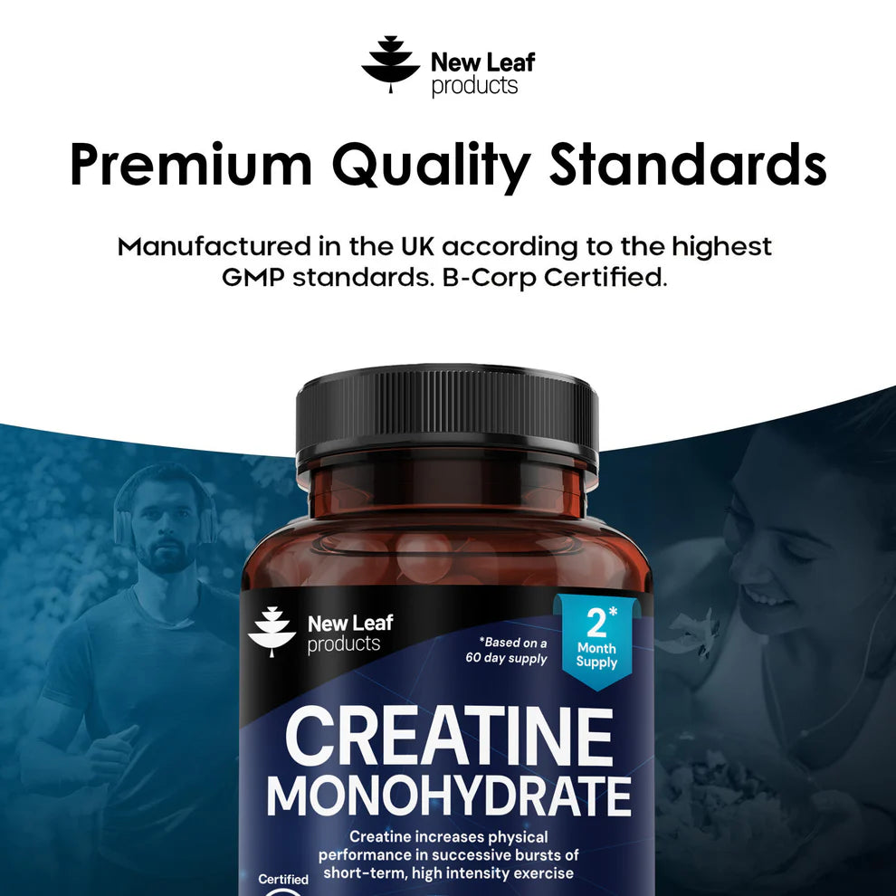 NEW LEAF - Creatine Monohydrate - 180 Tablets