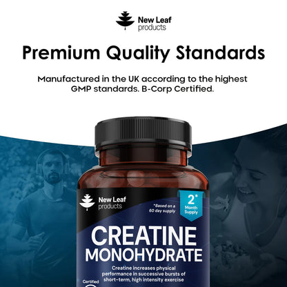 NEW LEAF - Creatine Monohydrate - 180 Tablets