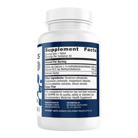 METAGENICS - Intrinsi B12-Folate - 60 Tablets | One Life Health