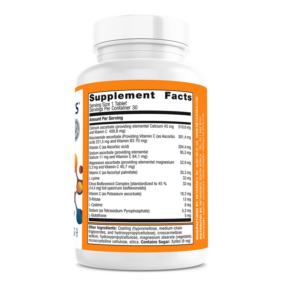 METAGENICS - Ultra Potent-C® 1000 - 30 Tablets | One Life Health