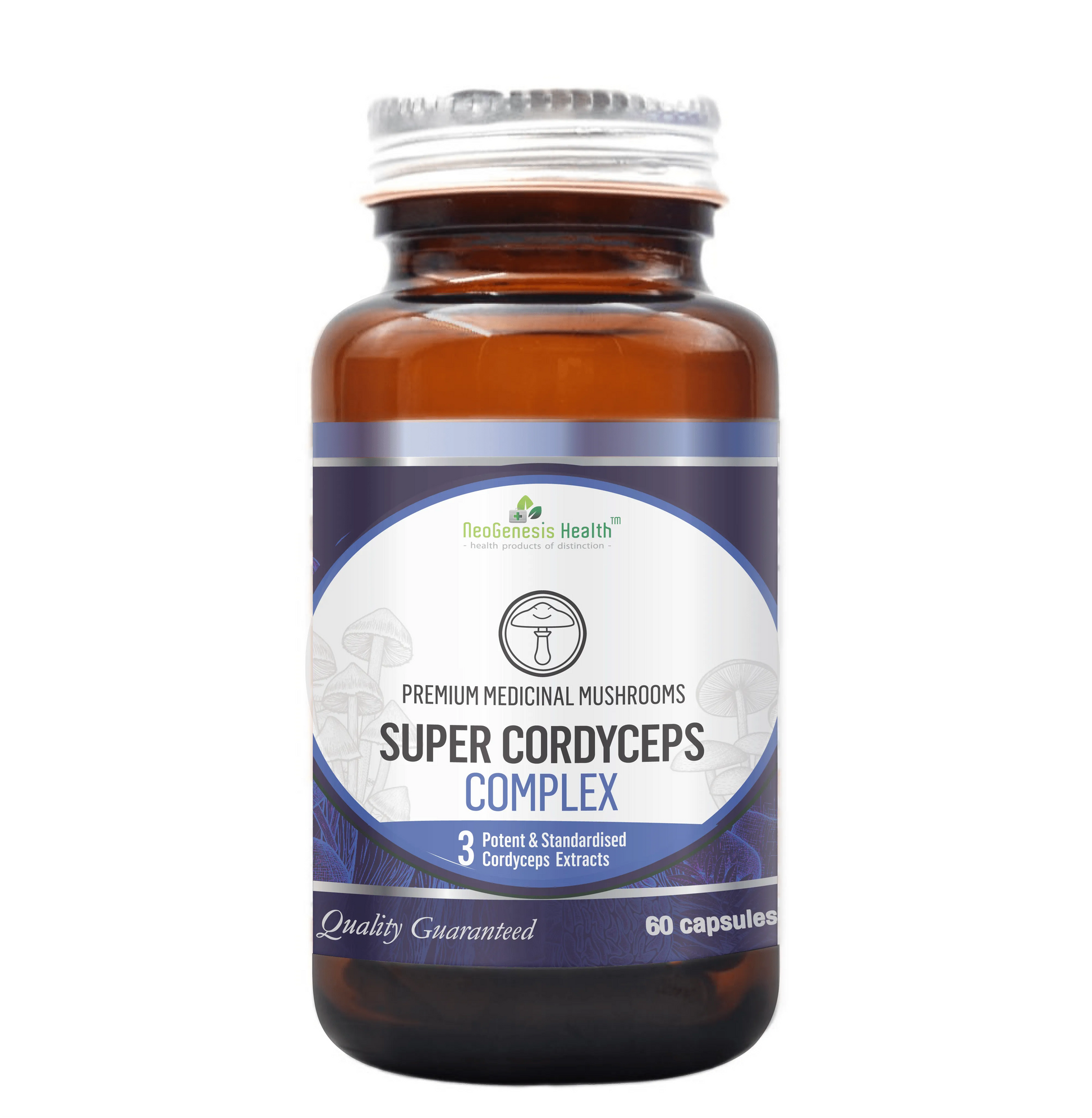 NEOGENESIS HEALTH - Super Cordyceps Complex - 60 Capsules | One Life Health