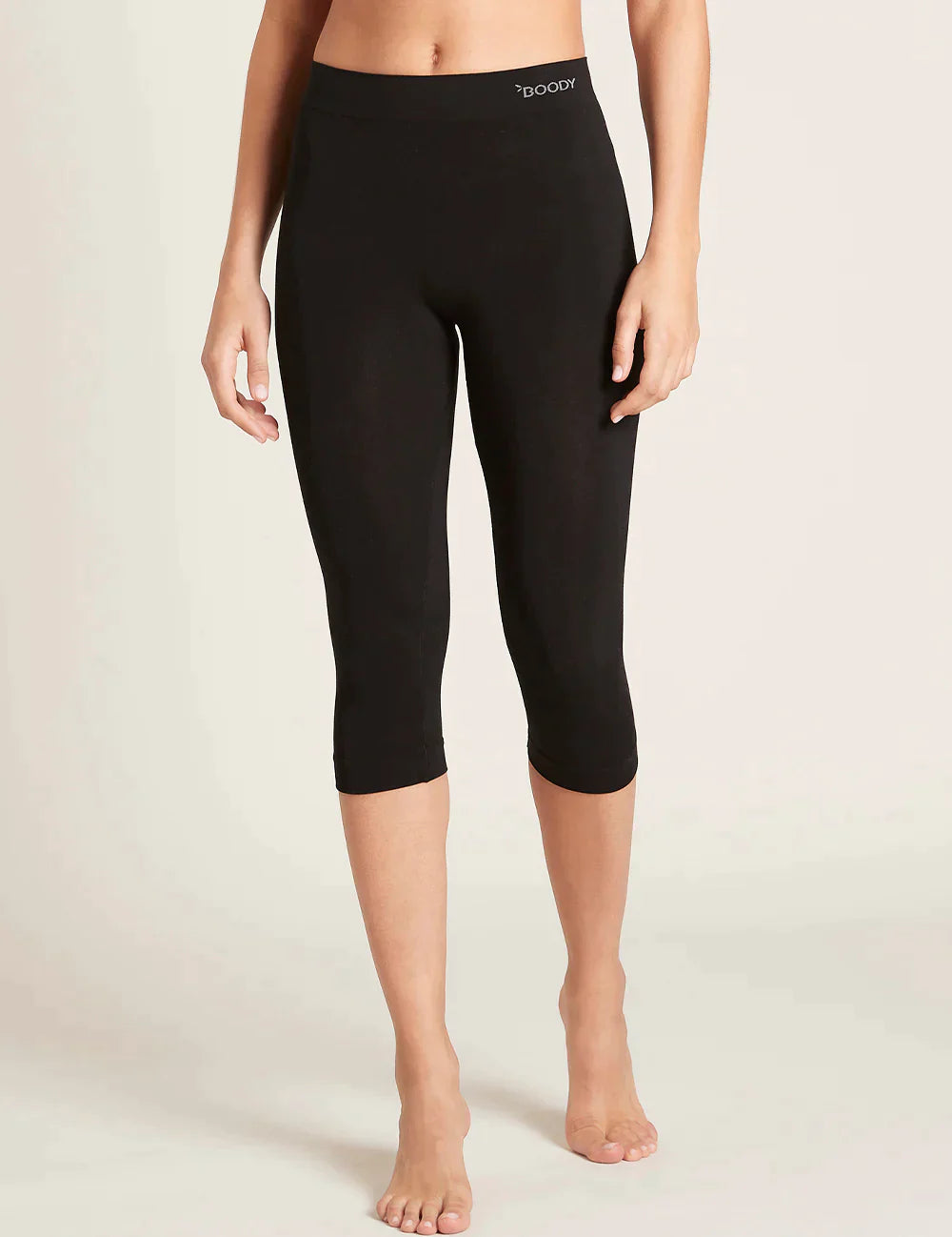 BOODY - Ladies Black Crop Leggings - S | One Life Health