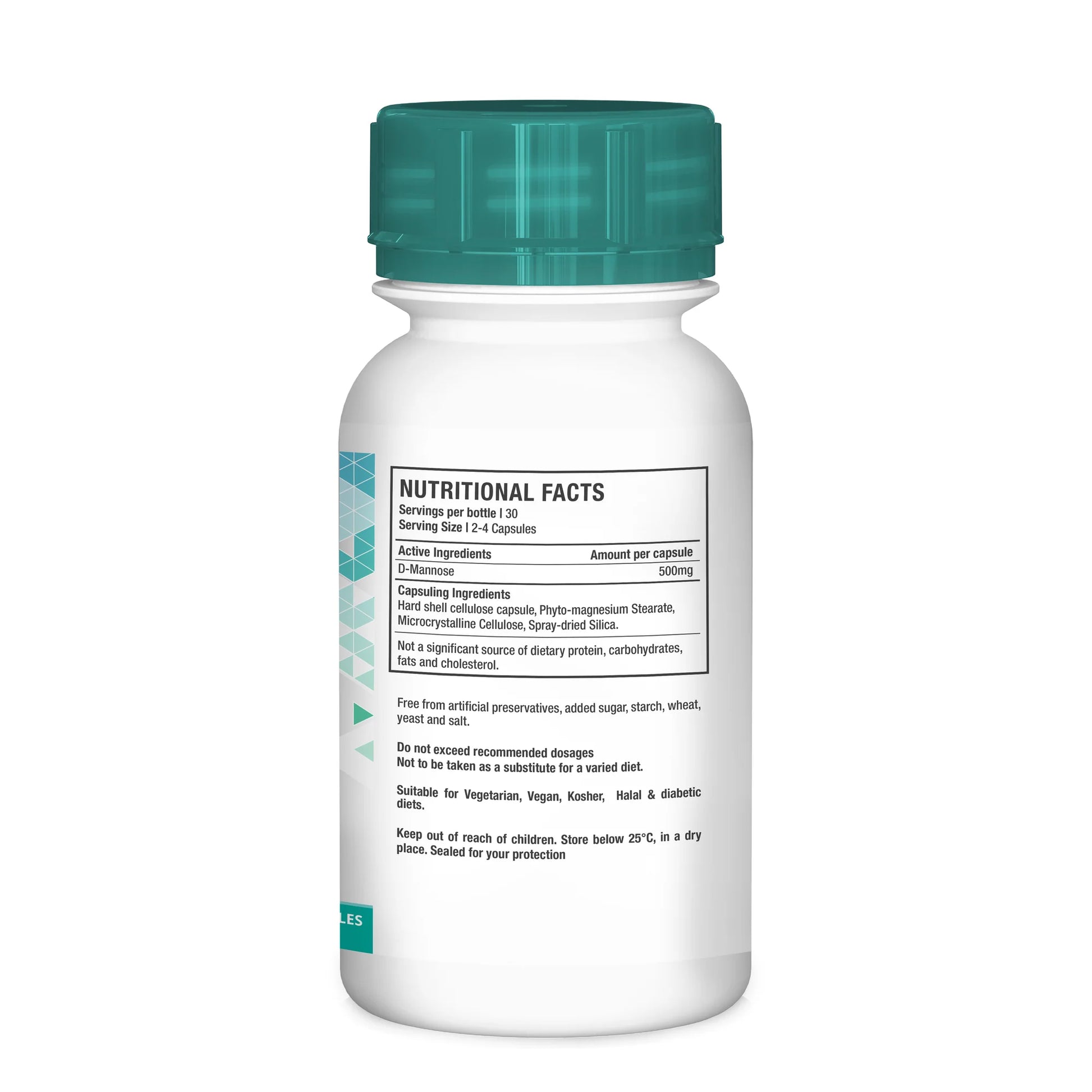 NUTRILIFE - D-Mannose - 60 Veg Capsules | One Life Health
