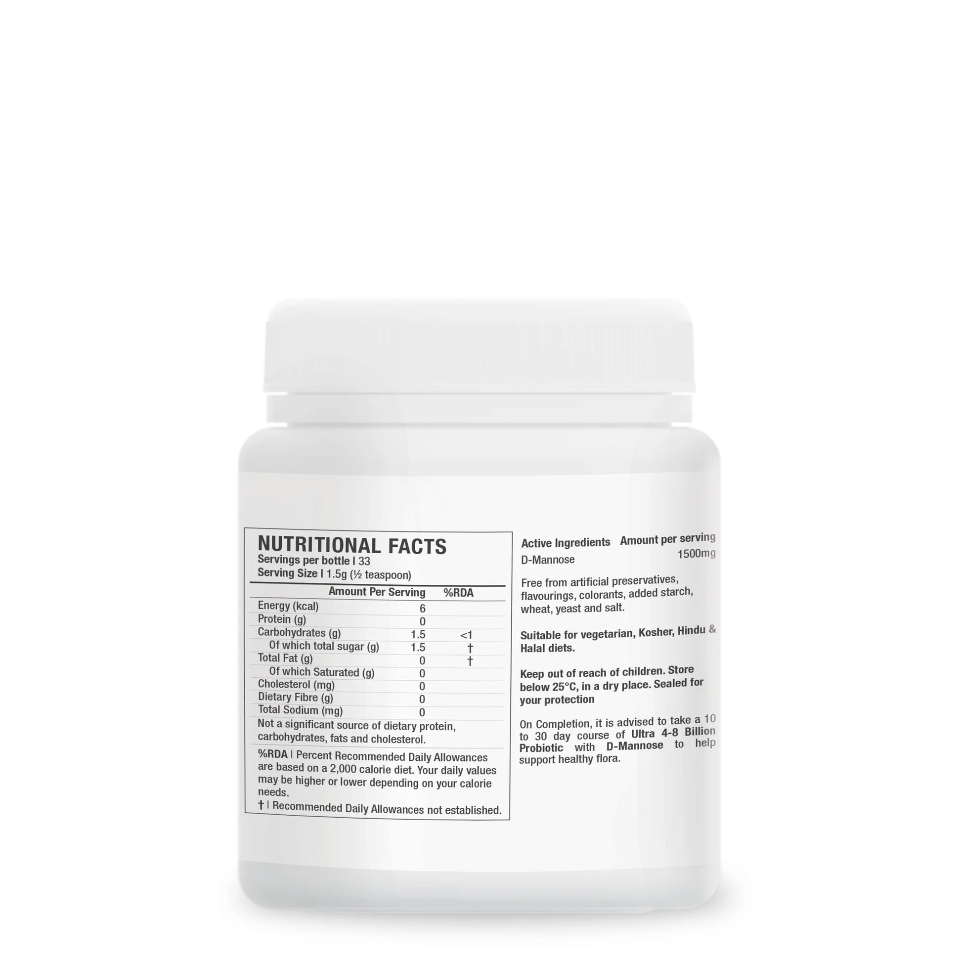 NUTRILIFE - D-Mannose 50g Powder | One Life Health