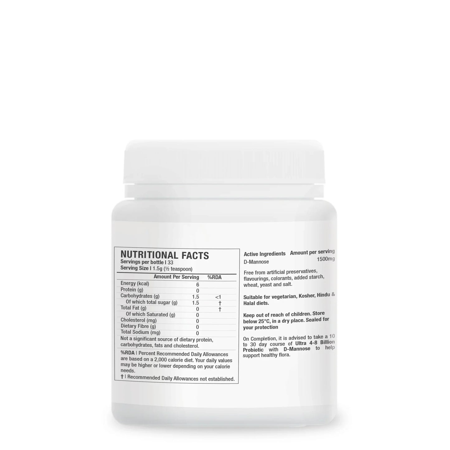 NUTRILIFE - D-Mannose 50g Powder | One Life Health