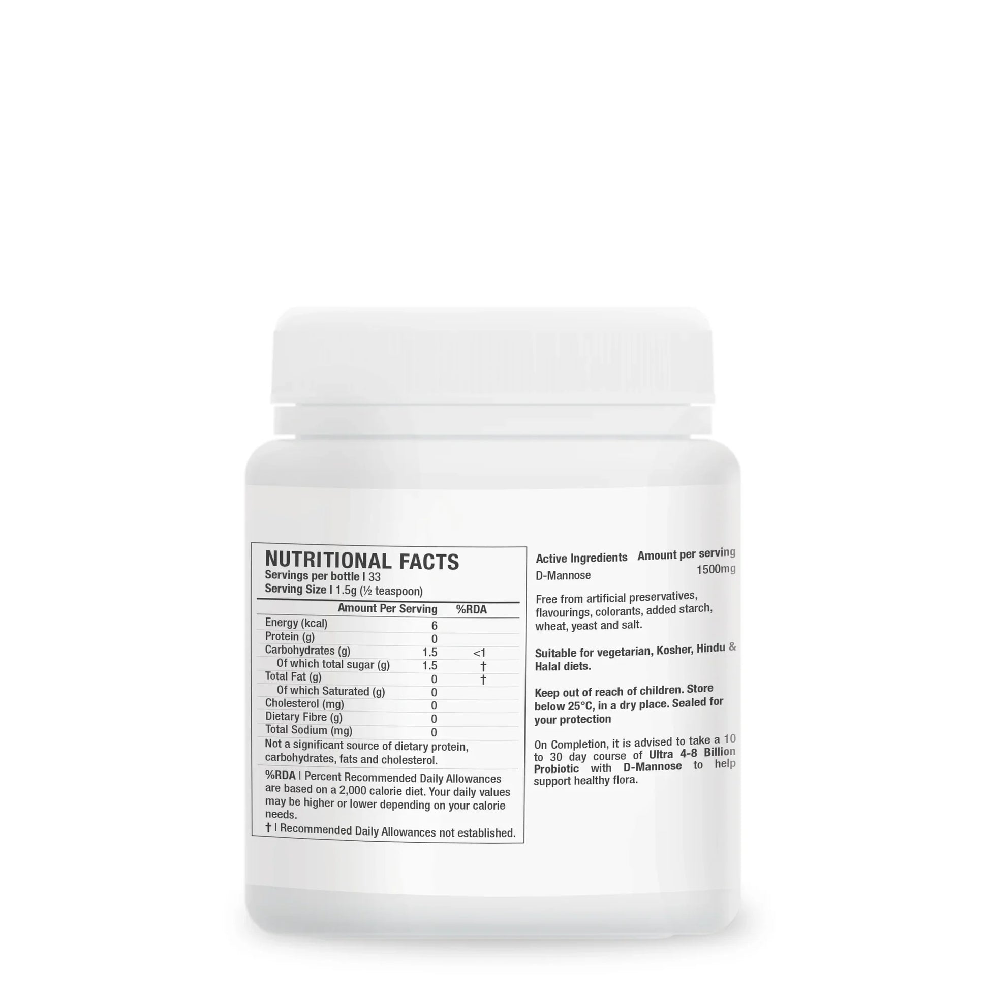 NUTRILIFE - D-Mannose 50g Powder | One Life Health