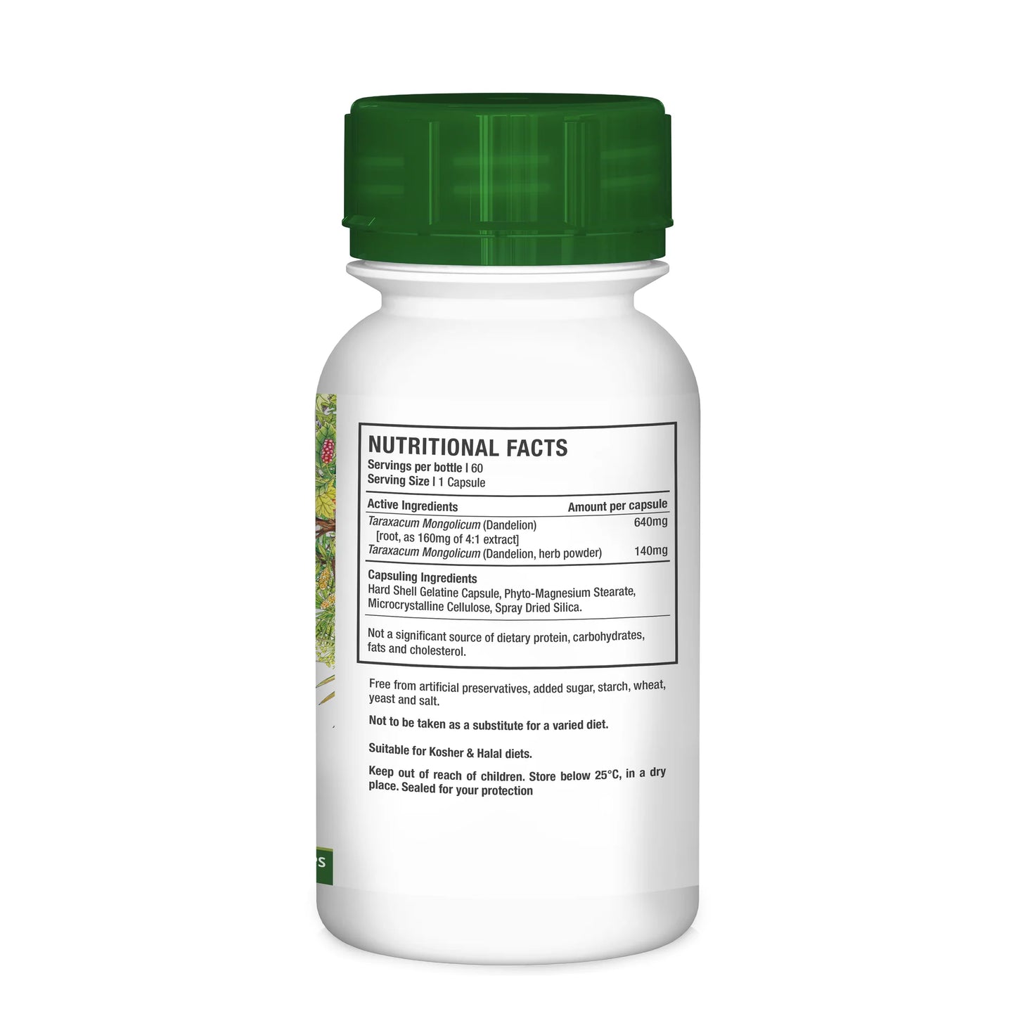NUTRIHERB - Dandelion 60 Capsules | One Life Health