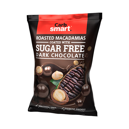 CARBSMART - Dark Chocolate Coated Macadamias – 80g | One Life Health