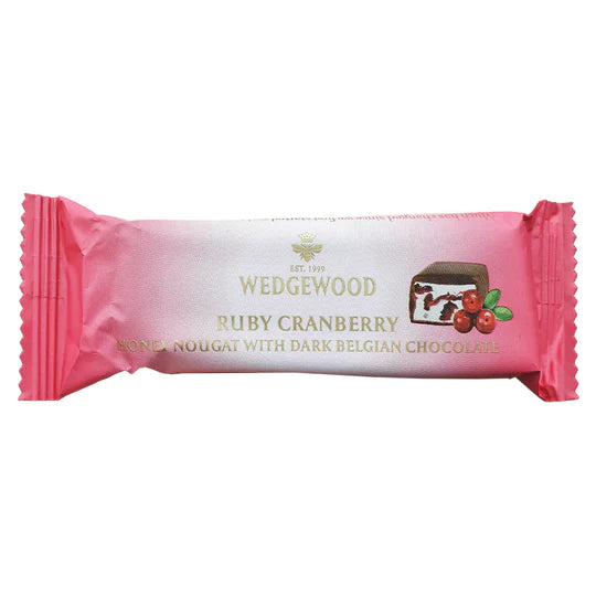 WEDGEWOOD - Nougat Dark Chocolate & Cranberry - 40g | One Life Health