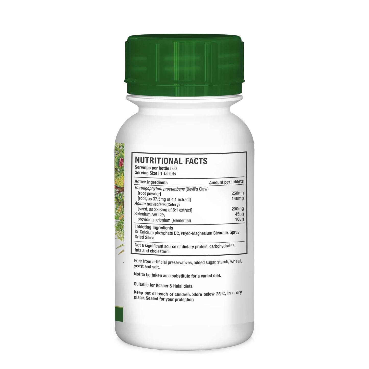 NUTRIHERB - Devil’S Claw Celery & Selenium 60 Tablets | One Life Health
