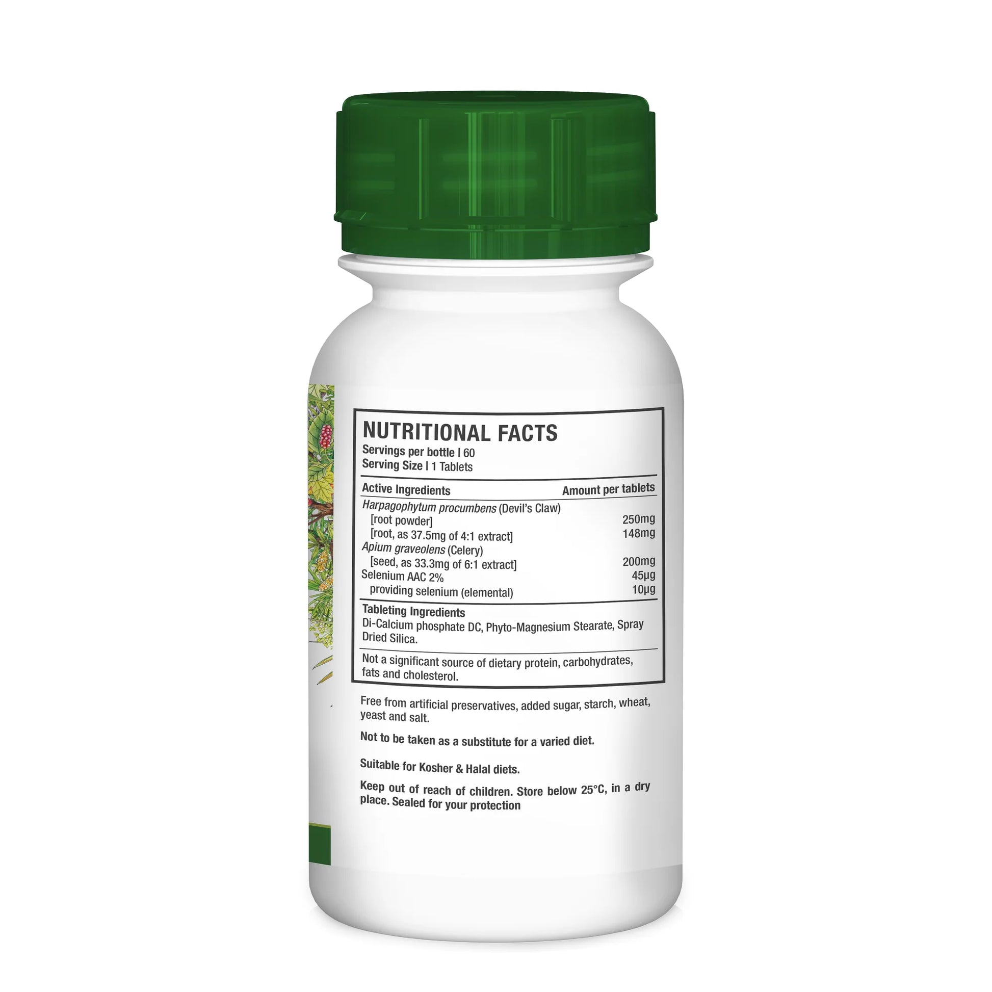 NUTRIHERB - Devil’S Claw Celery & Selenium 60 Tablets | One Life Health