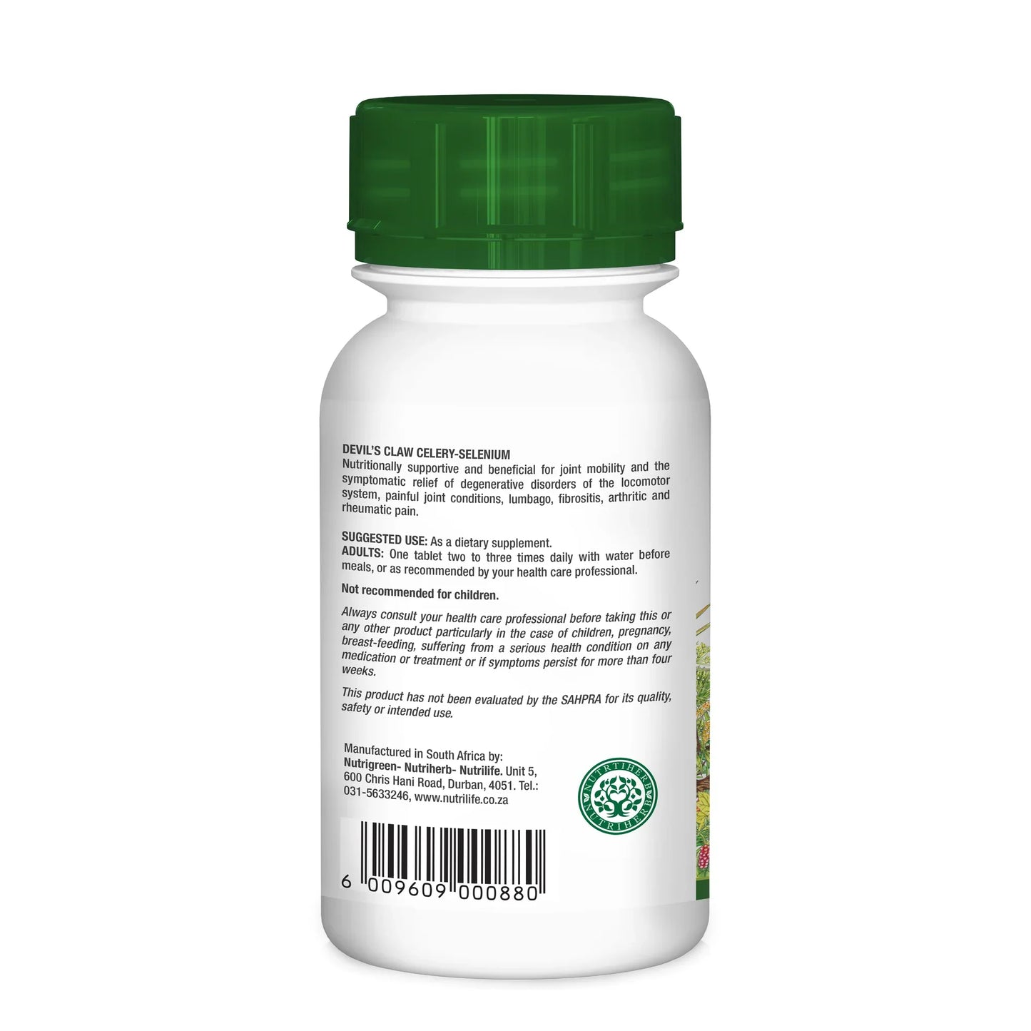 NUTRIHERB - Devil’S Claw Celery & Selenium 60 Tablets | One Life Health