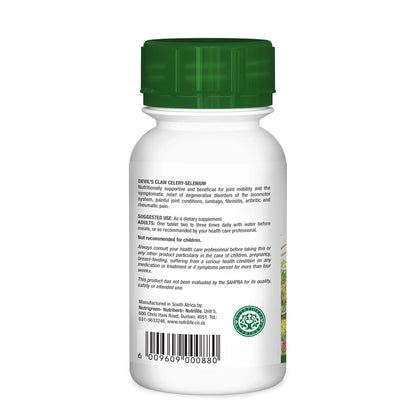 NUTRIHERB - Devil’S Claw Celery & Selenium 60 Tablets | One Life Health