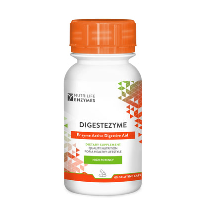 NUTRILIFE - Digestezyme High Potency - 60 Capsules | One Life Health
