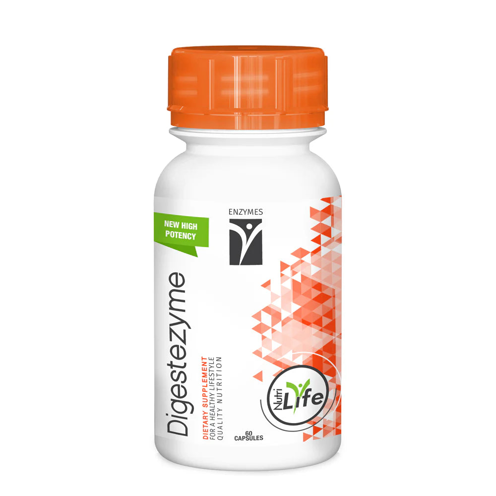 NUTRILIFE - Digestezyme High Potency - 60 Capsules | One Life Health