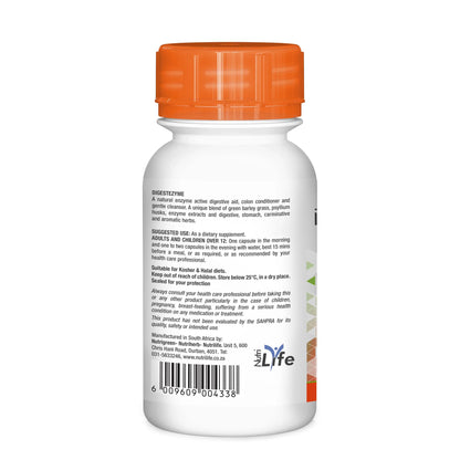 NUTRILIFE - Digestezyme High Potency - 60 Capsules | One Life Health