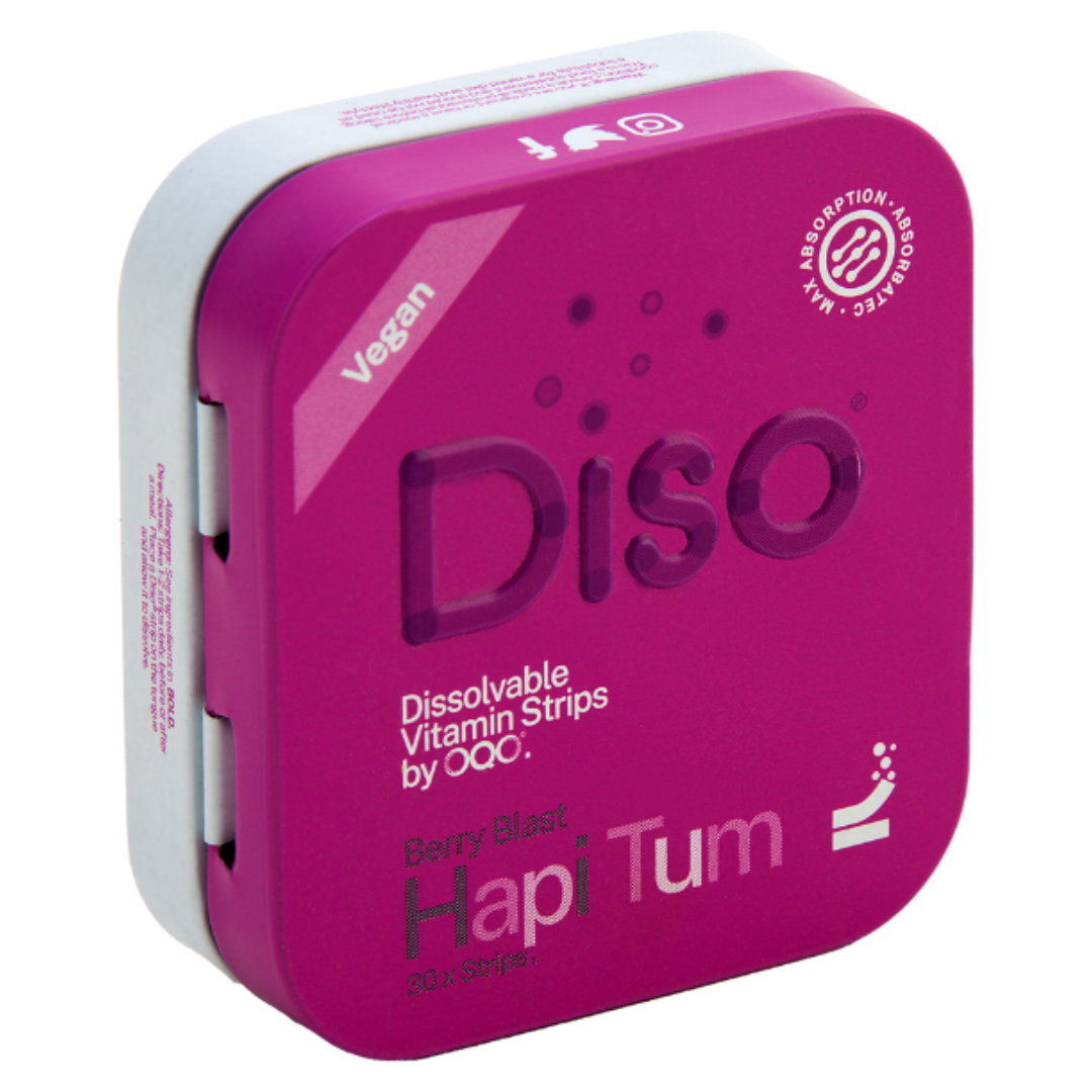 DISO - Hapi Tum Probiotics Berry Blast - 30 Dissolvable Strips | One Life Health