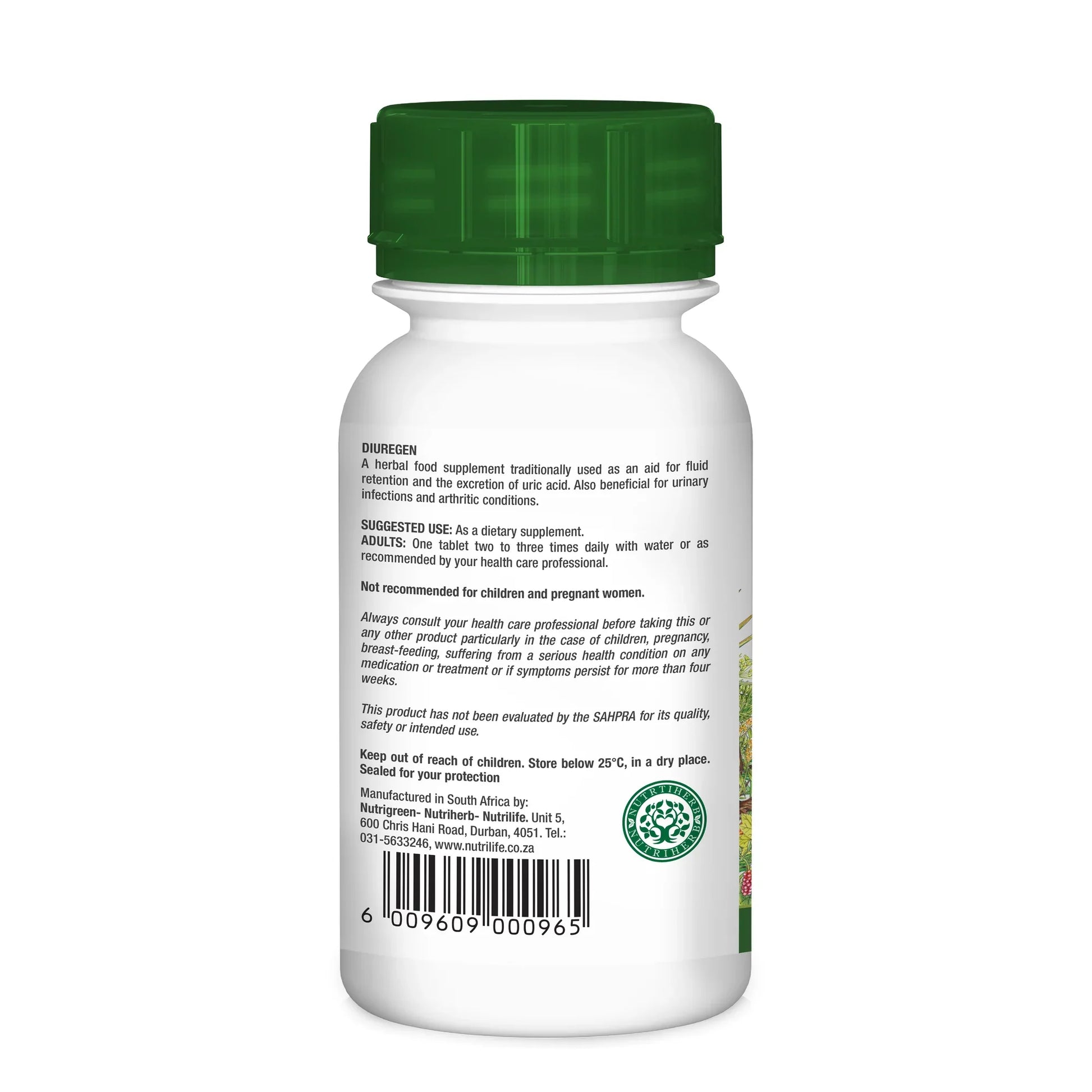 NUTRIHERB - Diuregen 60 Tablets | One Life Health