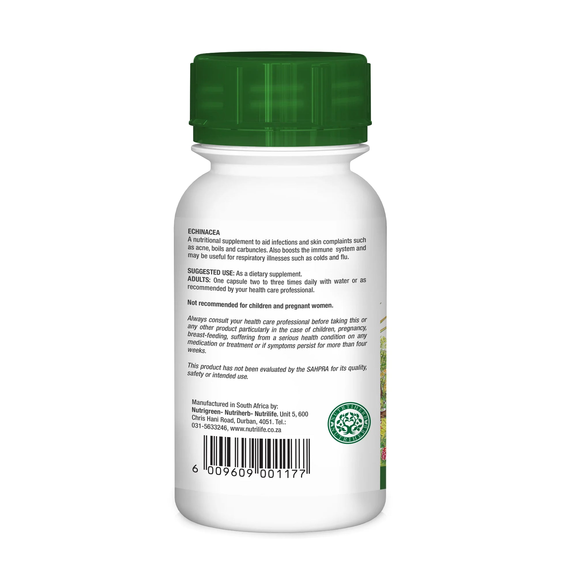 NUTRIHERB - Echinacea 60 Capsules | One Life Health
