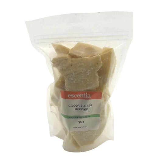 ESCENTIA - Cocoa Butter - Refined - 500g | One Life Health