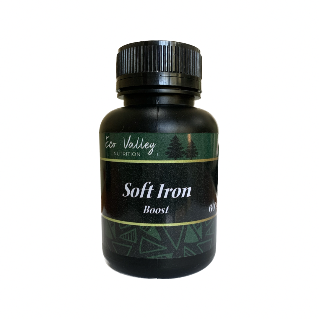 ECO VALLEY NUTRITION - Soft Iron Boost - 60 Capsules | One Life Health