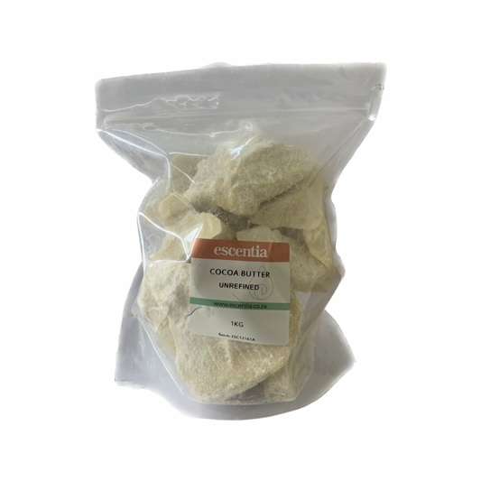 ESCENTIA - Cocoa Butter - Unrefined - 1kg | One Life Health